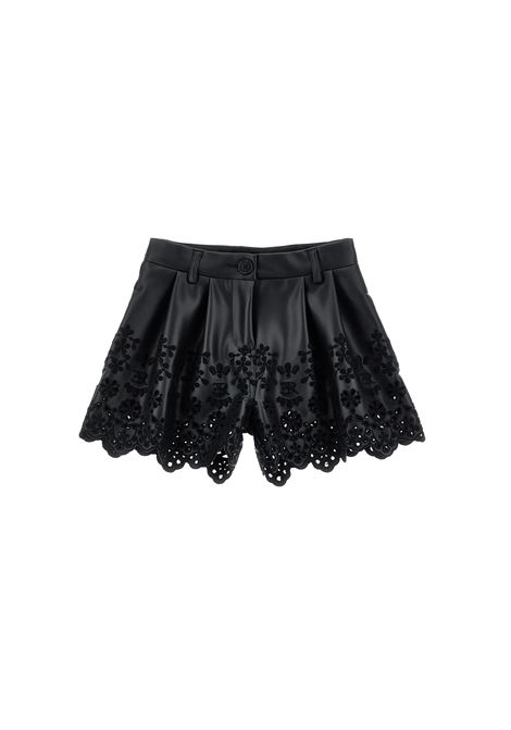 Shorts con pizzo sangallo ERMANNO SCERVINO JUNIOR | Z1H410 89710050